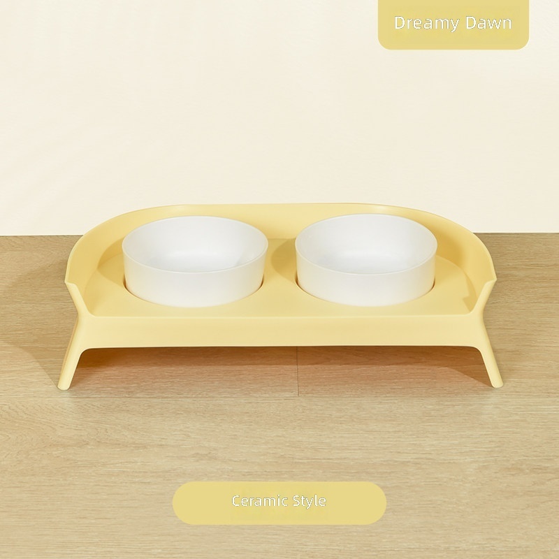 Dreamy dawn-leak-proof food-grade abs double-bowl rack