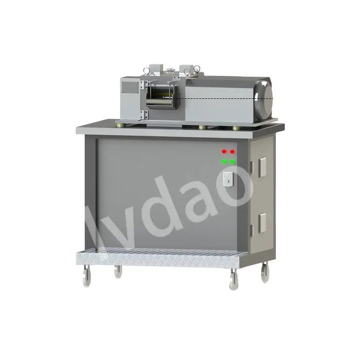 Máquina de corte de grânulos de plástico para reciclagem, venda quente de 2024 marca Lvdao Lvhua, lâmina rotativa 550 kg/h 24-30 macarrão 7.5kw