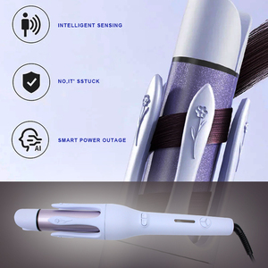 Household Use Portable LED Display Temperature <strong>Wave</strong> <strong>Rotating</strong> Curling Iron Automatic <strong>Rotating</strong> Ceramic Tourmaline Hair Curler Wand - Product Image 4