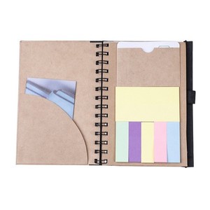 Persönliches Notizbuch mit Stift rechner Werbe geschenk mit Handelsmarke nlogo - Product Image 3