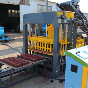 Máquina de bloques de QT4-15c, máquina de pavimentación automática, fabricación de bloques de hormigón - Product Image 1