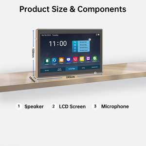 Apartment Indoor Monitor 10.1 Inches HD Touch Screen Elevator Lift Control Integration Smart <strong>IP</strong> <strong>Video</strong> <strong>Intercom</strong> Door Phone <strong>System</strong>