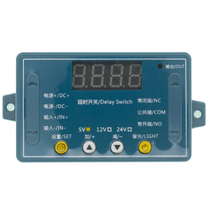 DC 5V 12V 24V 10A modulo relè di ritardo di tempo regolabile LED relè di temporizzazione digitale Timer - Product Image 5
