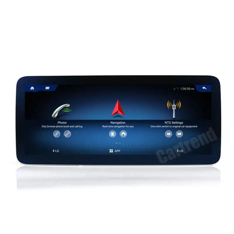6GB + 128GB 10.25inch Android đài phát thanh xe 2.5D IPS Car GPS navigation tự động đài phát thanh 2 DIN âm thanh xe hơi Stereo cho w463