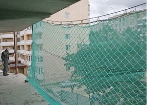 ホワイトナイロンセーフティネット建設難燃性セーフティネット職場落下防止ネットアイソレーションフェンス - Product Image 5