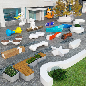 Sublimation Leisure hotel fixture supermarket hotel fittingsstone bench fixture