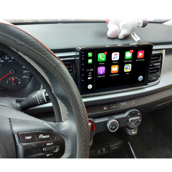 Bosstar 9 Inch Android Car Stereo Steering Wheel Control Video DVD Player for Kia Rio 2017 2018 2019 2020