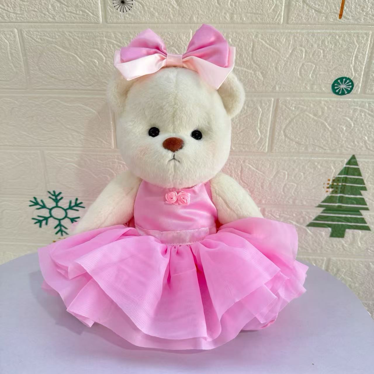 Tutu rose (ours non inclus) - 30cm pur fait main