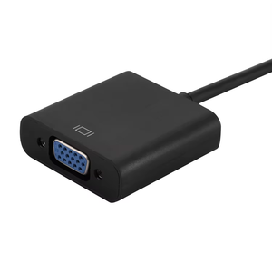 Convertidor DP a VGA de 1080p Cable adaptador de audio y video macho a hembra con chipset incorporado Video y audio de alta resolución