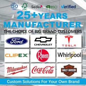 Emblema de coche personalizado exclusivo 3M Adhesivo fuerte Emblemas cromados de plástico Pegatina de coche de metal 3D - Product Image 6