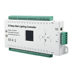 Controlador LED de Iluminación de Escalera, Sensor de Movimiento PIR, Iluminación Interior, Escalera SPI, Pantalla de Interruptor de Control de Luz, 32 Pasos, 1 Unidad - Product Image 4