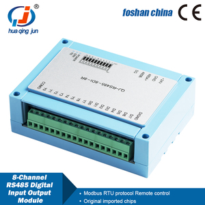 8-Channel RS485 <strong>Digital</strong> <strong>Input</strong> &amp; Relay Output <strong>Module</strong> 24VDC RS485 <strong>Modbus</strong> RTU Protocol Communication Data Acquisition Board