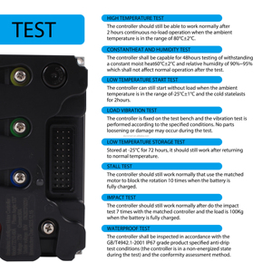 ELYX-12-60 12 tubi 48-72V 210A DC Controller del motore 485/CAN/programma Bluetooth per moto elettriche ciclomotori ATV