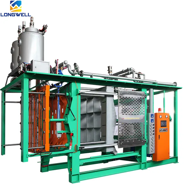 Máquina de fabricación de placas de aislamiento de suelo EPS, máquina de moldeo en forma de EPS con sistema de vacío e hidráulico