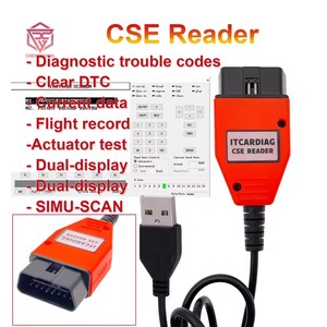 ITCARDIAG CSE-Lesegerät Ersetzen Sie den Hi-Scan Pro Carman Scan 1 BDII-Codes canner Lesen von Fehler codes Löschen Sie den DTC-Aktualdaten-Aktuator test - Product Image 2