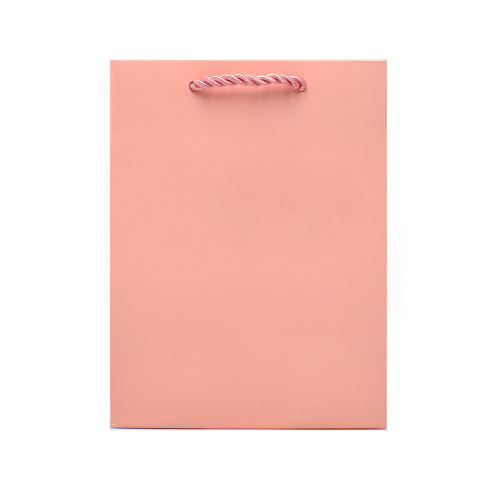 pink paper bag 12*16cm