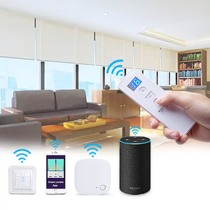 Automatic <strong>up</strong> and Down Remote Control Sunscreen Electric Window Blinds Roller Day and Night Roller Blind Wi-fi Roller Blinds - Product Image 1