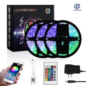 2835 <span class=keywords><strong>RGB</strong></span> <span class=keywords><strong>LED</strong></span>ストリップライト-防水IP65、Bluetoothコントロール。テレビのバックライト、部屋、パーティー、キャンプの装飾に最適です。 - Product Image 1