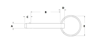 Customized Metric and Inch Pull Ring Grip <strong>Quick</strong> Release Ball <strong>Lock</strong> Detent <strong>Pin</strong> for Marine Hardware