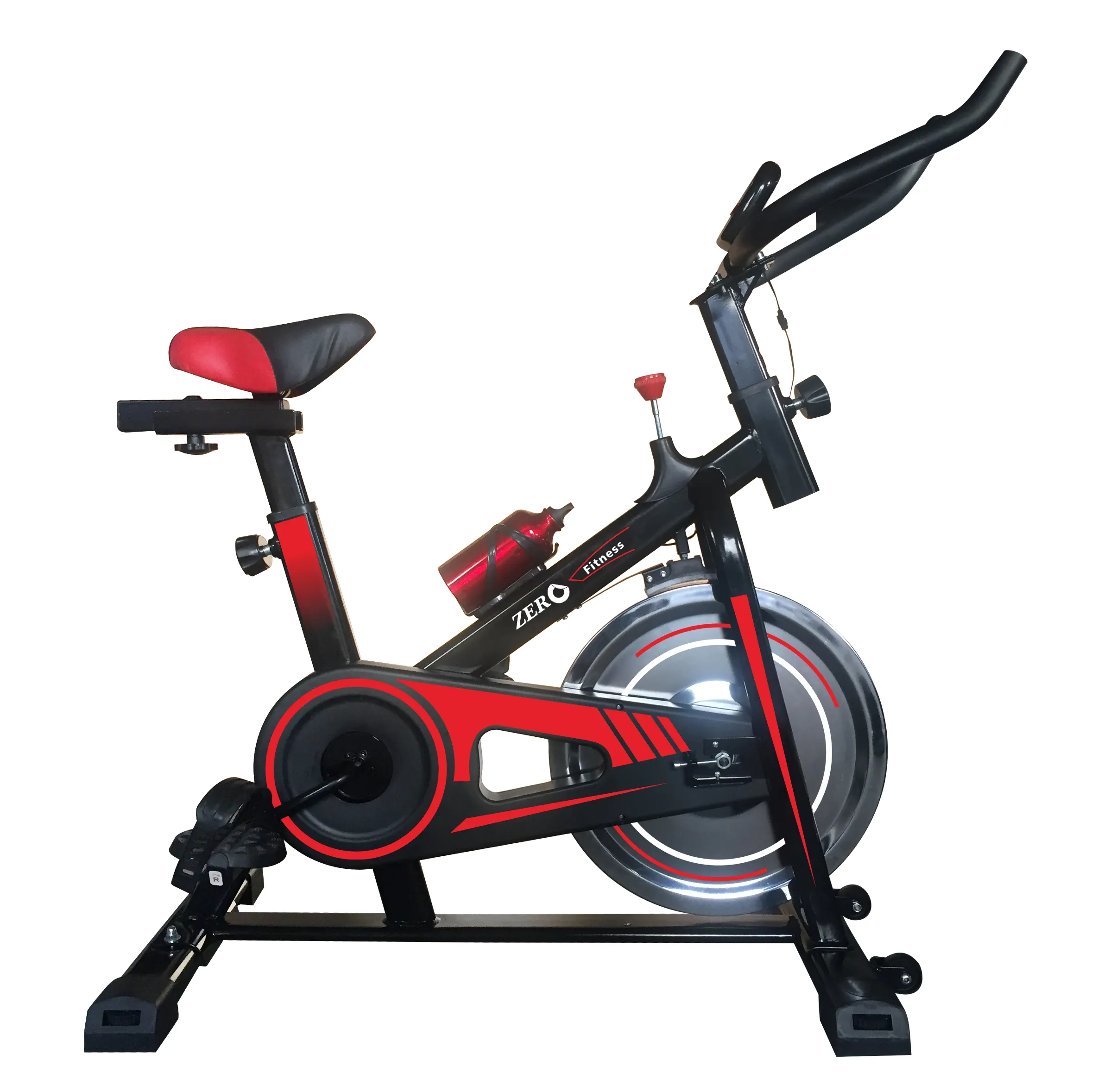 Exercise Bike, Indoor Cycling Bike Stationary, Comfortable Seat Cushion, Multi - Grips Handlebar heavy fly wheels spin bike