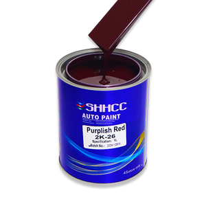 Vernice Auto Prezzo all'Ingrosso 2K Rosso Viola Vernice per Ritocchi Auto - Product Image 4