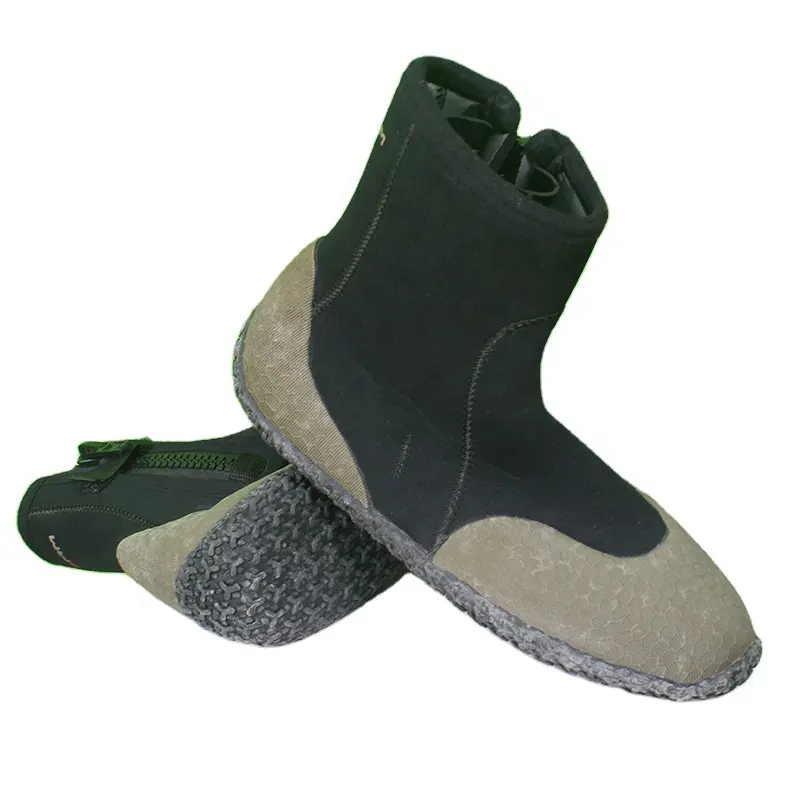 Botas de neoprene para meninos e grandes 3mm, bota masculina para caça, estampa de neoprene, para alcance, botas de mergulho