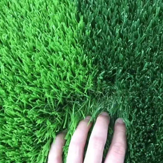 Non infill football field synthetic artificial grass for football field no need sand no need rubber
