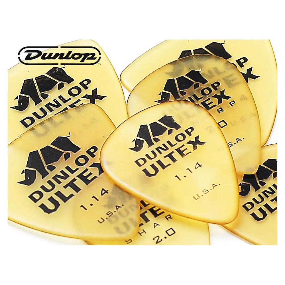 Jelo YTK-3 Dunlop Ultex Guitar Picks Sharp 433R Heavy Bass Acoustic Electric Guitars Stringed Instruments Parts Accessories