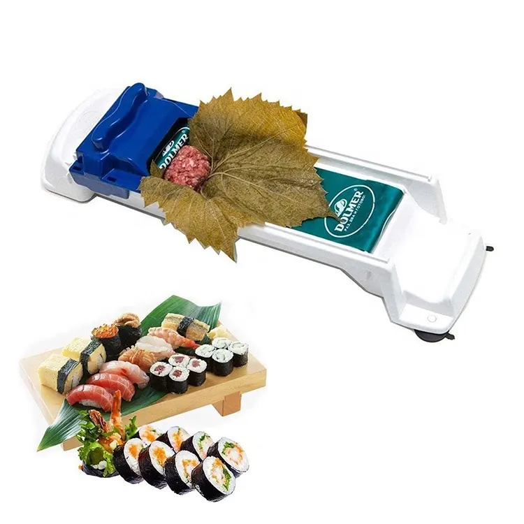 Rodillo de carne de verduras para principiantes y niños, herramienta rodante de Sushi relleno para hojas de uva