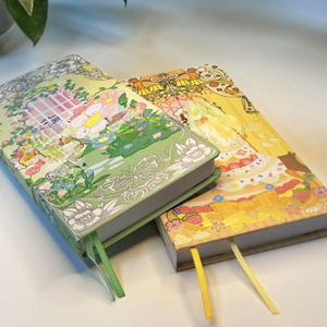 Tùy chỉnh 300gsm giấy nghệ thuật dập nóng may ràng buộc máy tính xách tay với bìa cứng in kỹ thuật số - Product Image 3