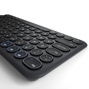 Mini teclado inalámbrico ABS ligero y compacto, bonitos teclados de oficina con diseño delgado para una comodidad óptima