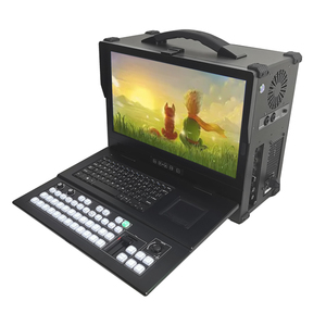 专业YouTube直播视频工作室混音器切换器1080p分辨率液晶屏IP音频输入广播盒设备设备 - Product Image 2