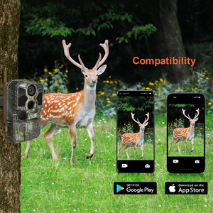 Caméra de chasse cellulaire extérieure 1080P vidéo WIFI 0.4s déclencheur 48MP Photo Vision nocturne Trail - Product Image 2