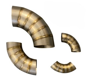 High quality <strong>titanium</strong> pie cut GR1 OD1&quot; 1.75&quot; 2&quot; 3&quot; 3.5&quot; 4&quot; 5&quot; WT1.0mm 15&deg; D1.0 - Product Image 2