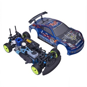 HSP 94122 1 10 ölçekli 18 motor 4WD radyo kontrol yüksek hızlı benzinli Nitro RC Drift araba uzaktan kumanda benzin arabalar - Product Image 5