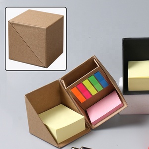 Multicolor Foldable Promotional Gifts square <strong>Cube</strong> <strong>Memo</strong> Pads Set Recyclable <strong>Memo</strong> Sticky <strong>Notes</strong> Set Box With Pen Holder - Product Image 4
