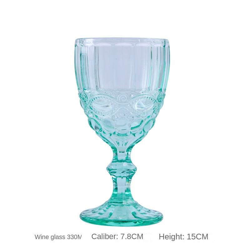 Verre à shot bleu ciel