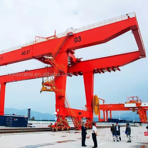Çift dirsekli RMG raylı konteyner portal vinç 40.5 ton 45m açıklık uzun - Product Image 2