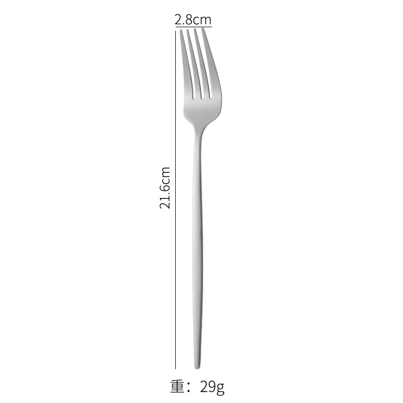 Couleur d'origine poncée - fourchette de table
