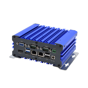 Doppia Ethernet porte Fanless mini pc con rs232 Mini Pc con Slot PCI X86 CPU J4125 può BUS DDR4 memoria mini pc industriale - Product Image 3
