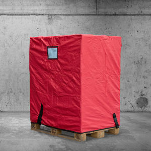 En kaliteli ağır Tarp PVC yeniden kullanılabilir palet örtüsü koruyucu palet örtüsü için endüstriyel kullanım palet PVC kapak - Product Image 4
