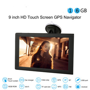 9英寸大触摸屏便携式全球定位系统导航器1gb 16GB车载Dvr行车记录仪全球定位系统导航安卓系统仪表盘凸轮平板电脑 - Product Image 2