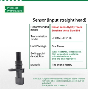 Venta caliente Original JF015E JF017E Sensor de entrada de transmisión automática para Teana Sensor de velocidad de transmisión cabeza recta - Product Image 5