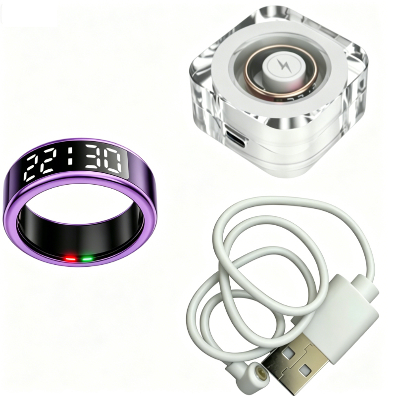 Violet + Boîtier de charge + Charge filaire