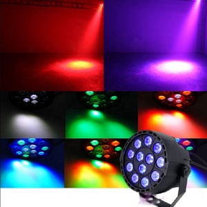 ไฟ LED 12ดวง LED พาร์12ดวงสำหรับปาร์ตี้ในบ้านที่มีสีสันราคาถูก - Product Image 4