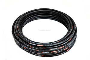 SAE100 1SN/2SN/R1/<strong>R2</strong> <strong>1</strong>/4&quot; to <strong>2</strong>&quot; Hydraulic <strong>Hose</strong> High Pressure Rubber Flexible Rubber Hydraulic <strong>Hose</strong> - Product Image 2