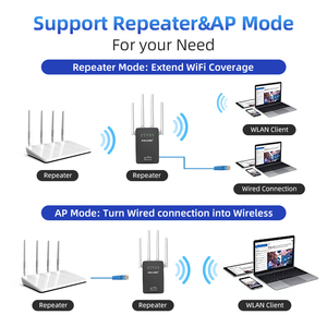 Enrutador inalámbrico PIX-LINK 300Mbps WR09 con QoS, fácil configuración, extensor de rango WiFi, repetidor Wi-Fi, antenas amplificadoras de señal de red - Product Image 5
