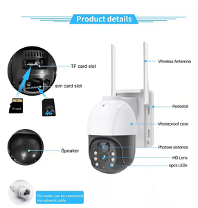 All'ingrosso V380 esterno senza fili solare 360 gradi Wifi Audio visione notturna Cloud CCTV fotocamera CMOS sensore supporta la memoria/scheda SD - Product Image 5