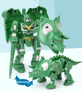 クールな恐竜Diy組み立て変形ロボットミニフィギュア恐竜ロボット変形おもちゃロボットブロックセット子供男の子用 - Product Image 4