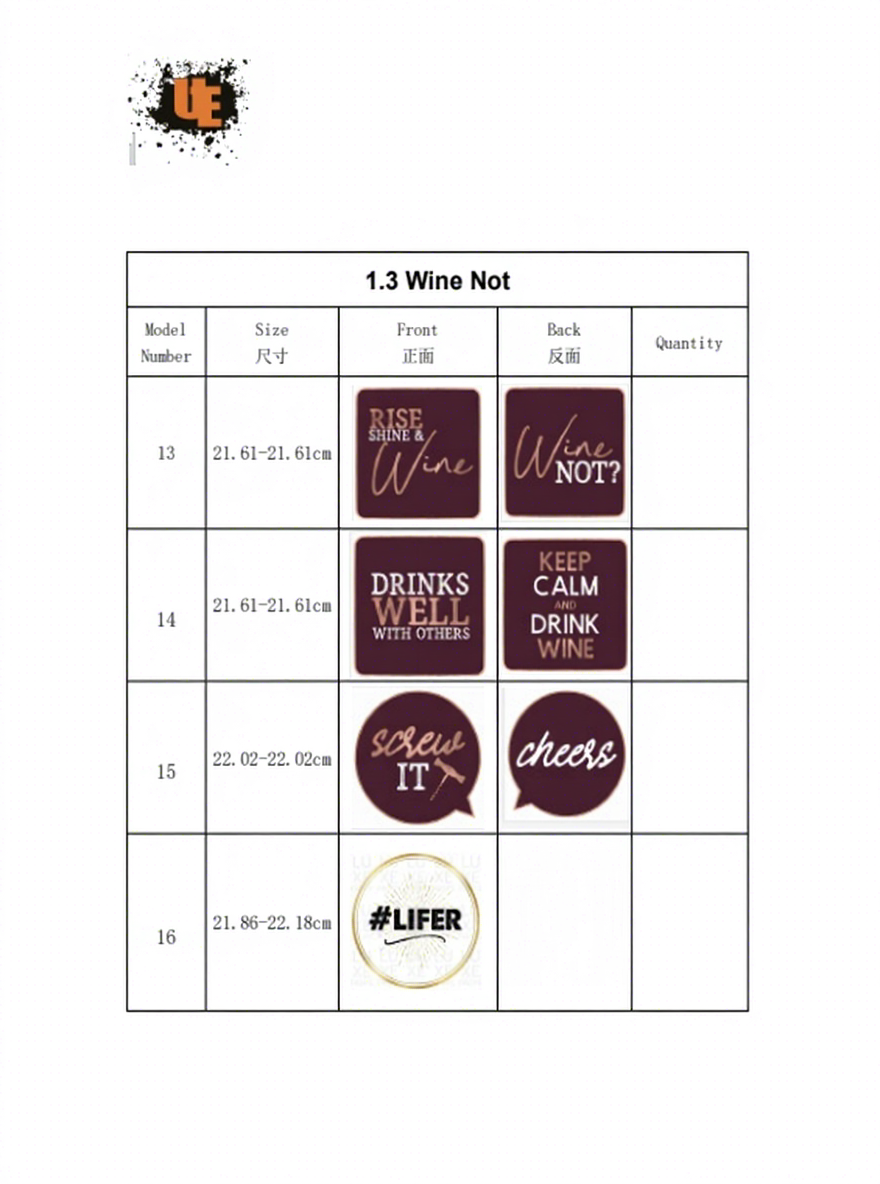 2 Wine Not (4 PCS)